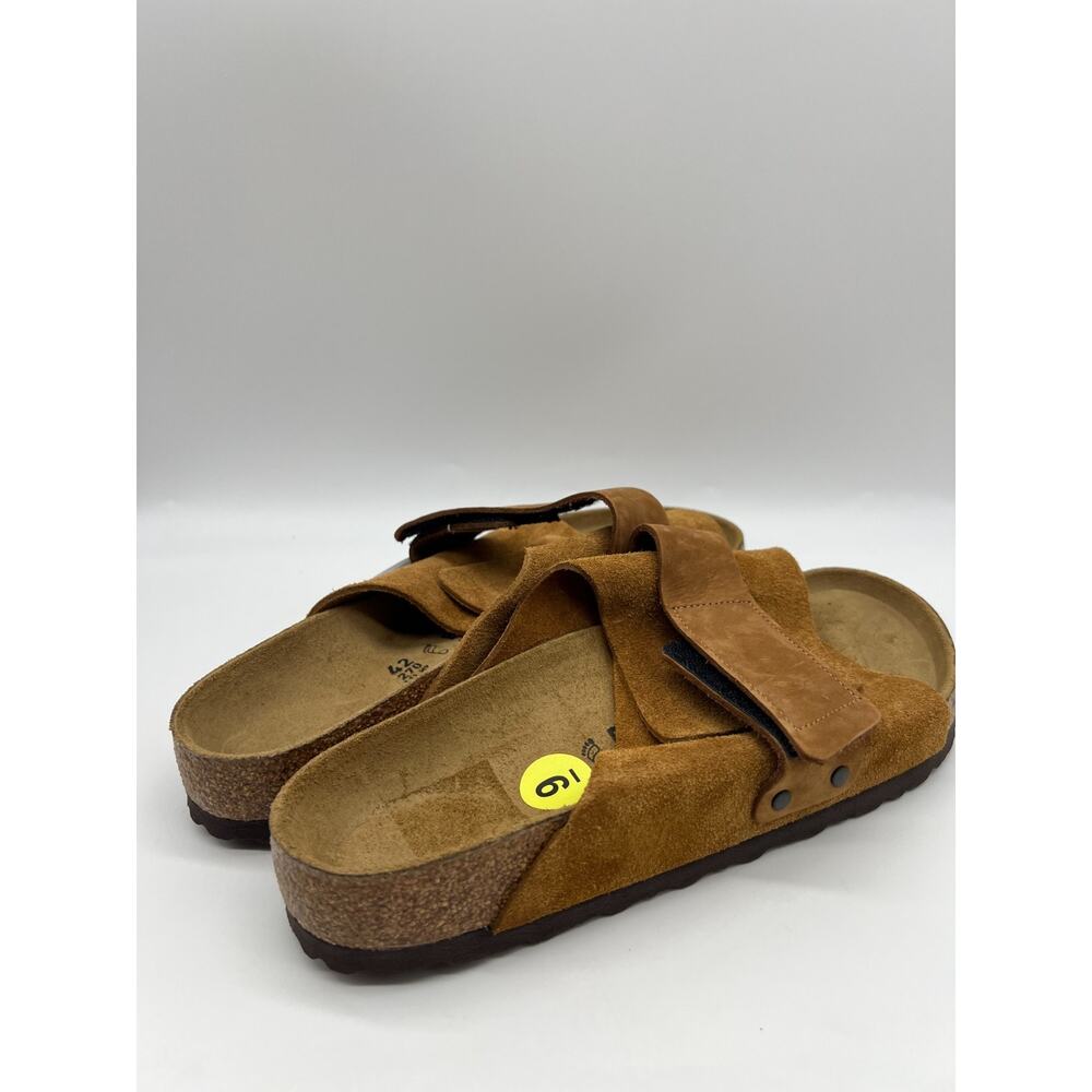 Birkenstock Kyoto Mink Nubuck Suede Leather Slides Men's Size 9 - Picture 15 of 16